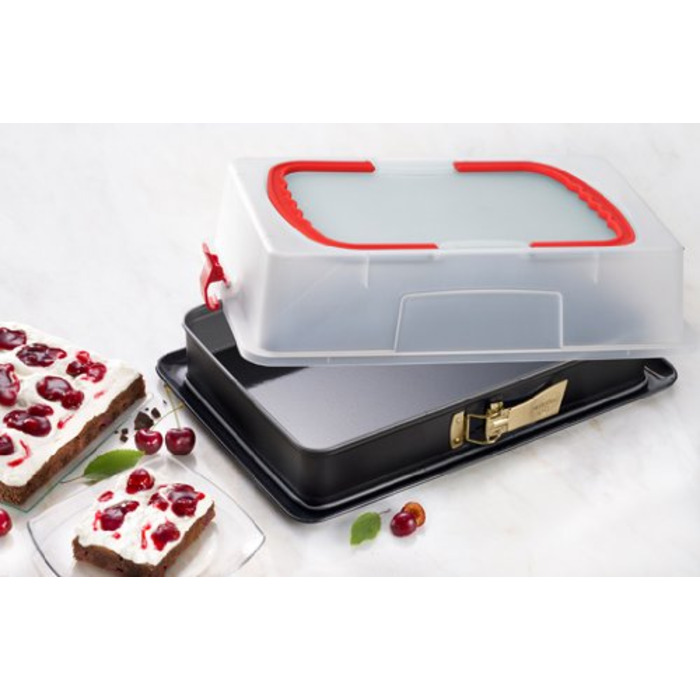 Форма для випічки розємна з кришкою 29 x 42 x 7 см Back - Idee Kreativ Dr. Oetker