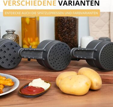 Прес для картоплі фрі, 41 см антрацит Westmark