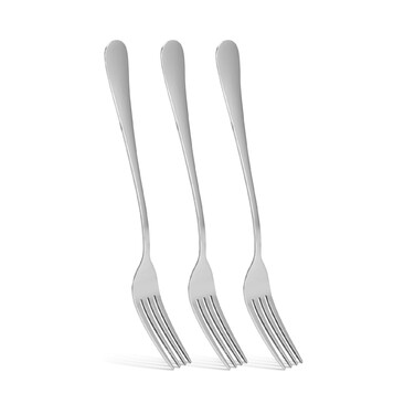 Набор из 3-х вилок Fissman столовых FLAVIA 20 см нержавеющая сталь (3041)
