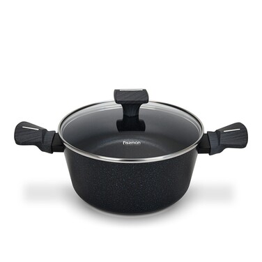 Кастрюля со стеклянной крышкой 24 см 4,43 л FERRO Fissman