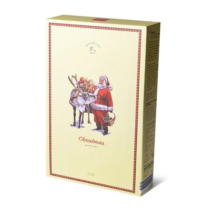 Форма для запекания Fissman CHRISTMAS 34x24x7 см фарфор (13802)