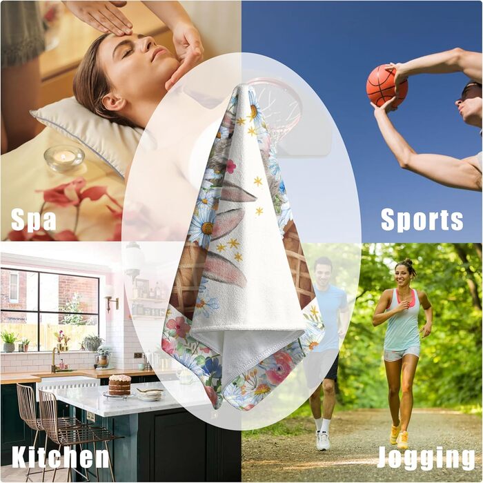 Різдвяні кухонні рушники Kwlegh, рушник для рук, різдвяна ялинка, цукерка-тростина, сніжинка, рушник для пальців, набір з 2 шт. , милий чоловічий банний рушник, високопоглинаючі рушники, 36 x (великодній)