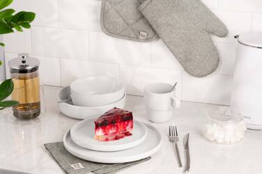 ARDESTO Чашка Trento, 390 мл , біла, кераміка