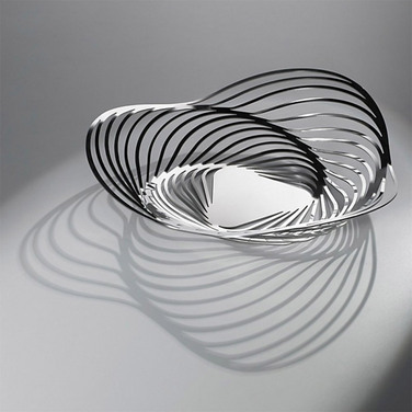 Блюдо 43х10х43 см металлик Trinity Alessi