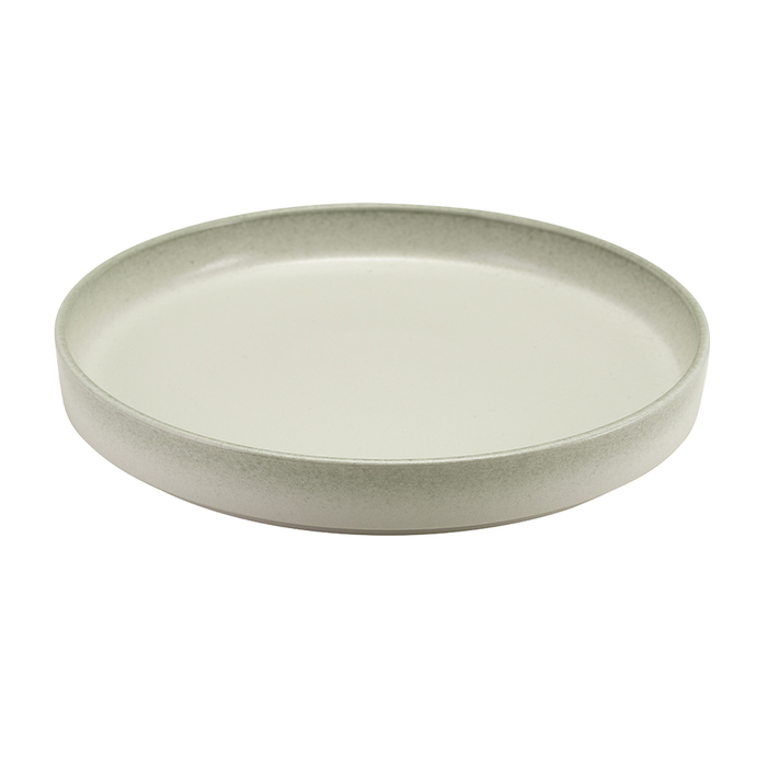 Тарелка презентационная с бортиком 24.5*h 3.4 см, серая, Sereno Cirrus, GenWare