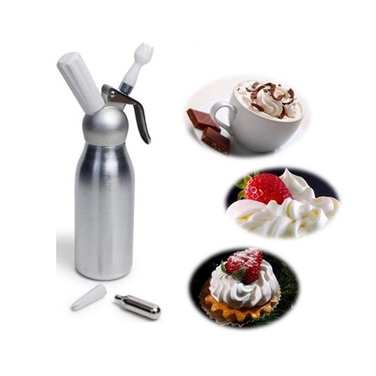 68500 Сифон для вершків алюмінієвий 0,5 л