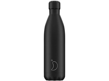 Вакуумна пляшка для води 0,75 л, чорна Monochrome All Black CHILLYS