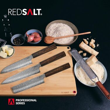 Дамаська сталь 69 шарів кухарський ніж ручної роботи в Японії Професійний кухарський ніж і шкіряний футляр Дамаський кований клинок Дамаський ніж кухонний ніж, 21