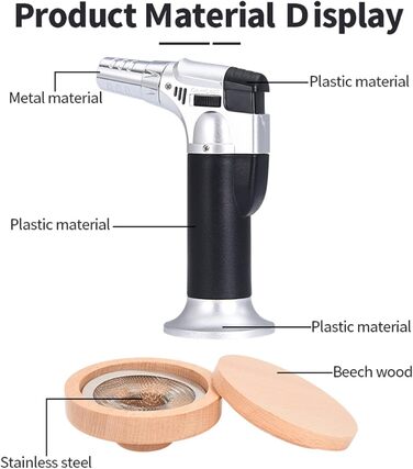 Набір для копчення коктейлів, 4 смаки, 8 предметів Ruiqas