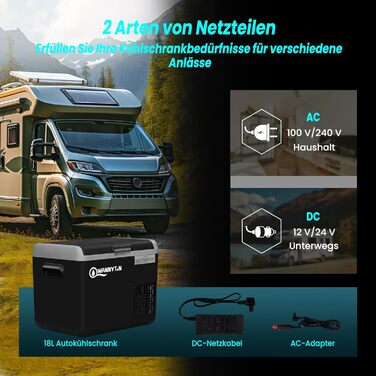 Автохолодильник компресорний 18 л WANNYTON