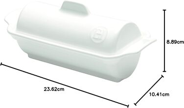 Террин фуа-гра 245x105мм Emile Henry 5865-34 Grand Cru (Белый)