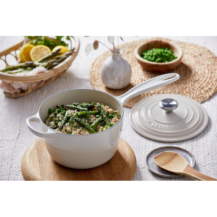 Чавунний сотейник 2 л з кришкою, бірюзовий Signature Le Creuset