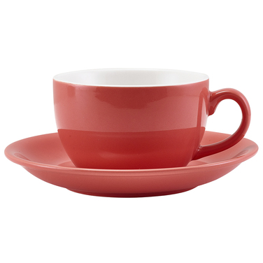 Блюдце 16 см, коралловое, Coral, Color Tea, GenWare
