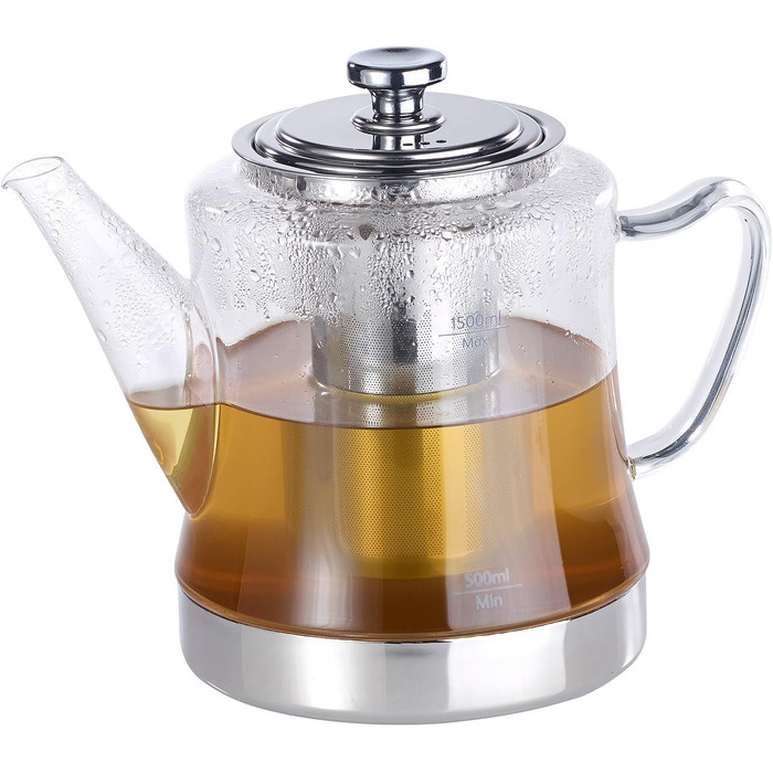 Скляний заварник 1,5 л Rosenstein & Söhne