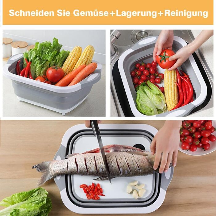 Кухонна обробна дошка 3 в 1 WZHHDM