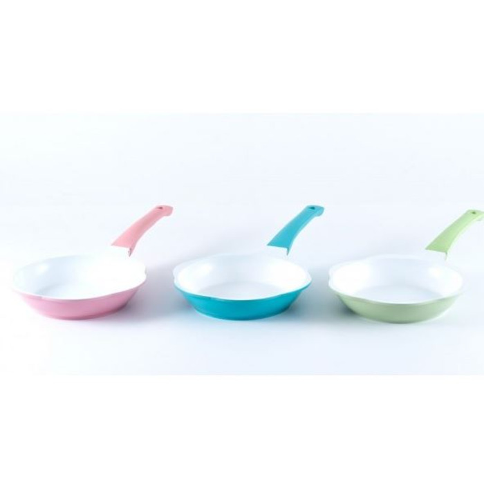 GIPFEL Сковорода FELICITA 14х3, 3см из литого алюминия с премиальным керамическим покрытием EXCILON с ручкой с покрытием Soft touch. Толщина 2,5мм 0350 GIPFEL