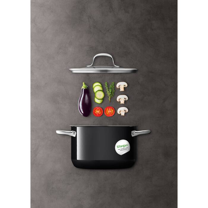 Набір каструль 3 предмета Passion Colours Black Silit