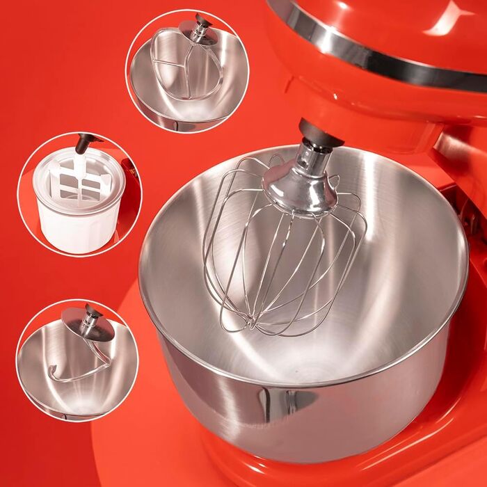 Міксер 1200 Вт, 5 л червоний Cecomixer Merengue 5L 1200 Cecotec