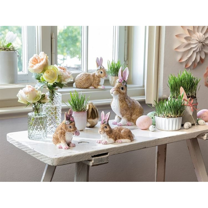 Декорація Великодній кролик з вінком 19 см Easter Bunnies Villeroy & Boch