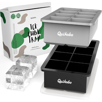 Силіконова форма для льоду 2 шт з 8 відділеннями Quikobo