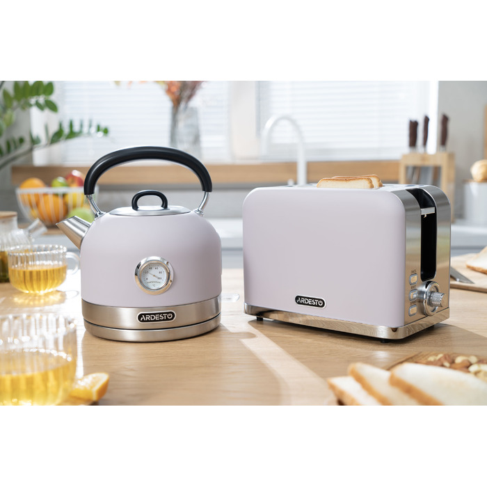 ARDESTO Електрочайник EKL-F500L, 1.7л, метал, мат, Otter, ліловий