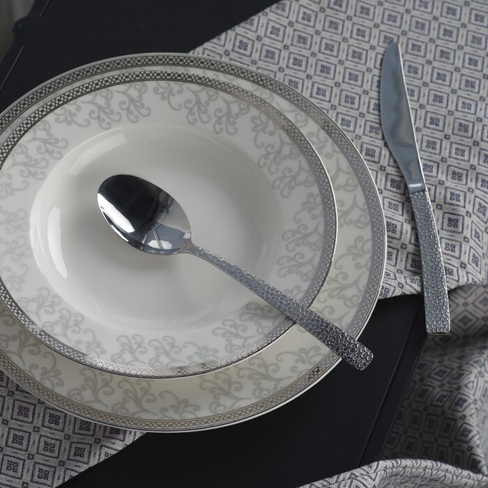 Набір столових приборів Fissman 24 предметів PIEMONT нержавеющая сталь (3216)