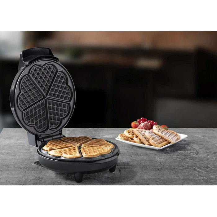 Вафельниця для вафель із серцем 700 Вт Bestron
