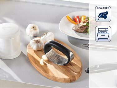 Часниковий прес з нержавіючої сталі 14 x 5,1 см Leifheit