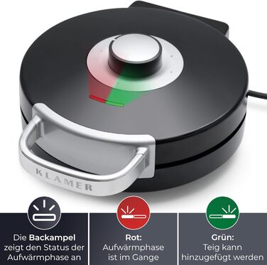 Вафельниця 1000 Вт Classic Klamer