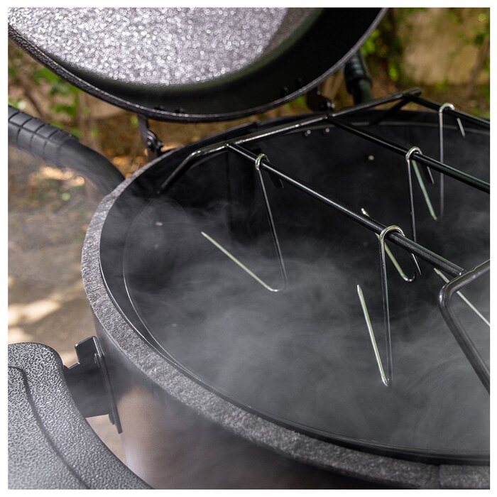 Угольный смокер Pit Boss Champion, бочковая форма, коптильня-гриль, 10806 Код: 011111