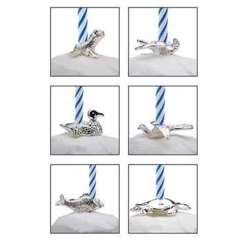 Набір свічників Reed and Barton, срібні, h 3 см, 6 шт.