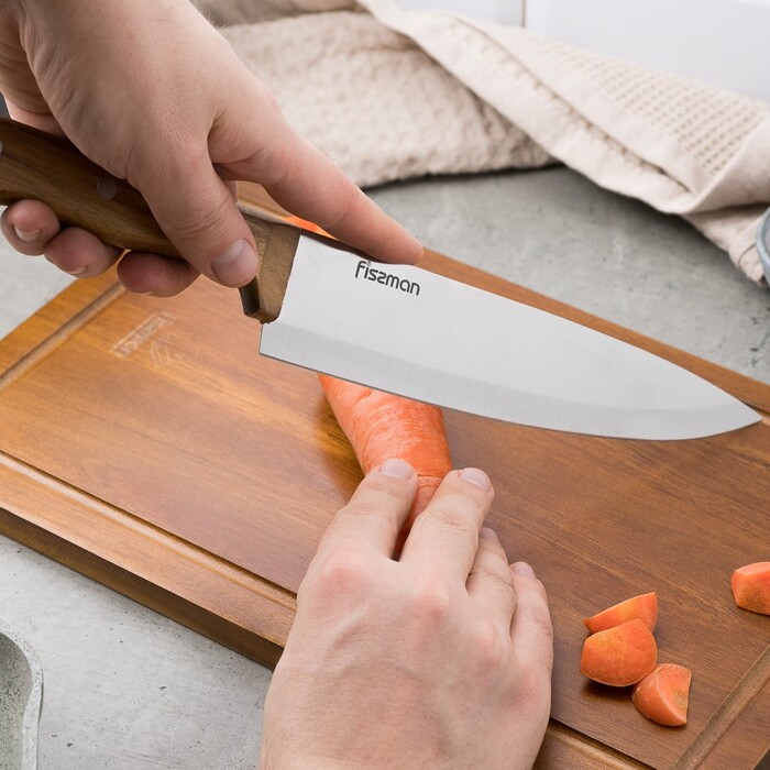 Набір інструментів для барбекю Fissman з дошкою 3 придмети X30Cr13 сталь (2777)