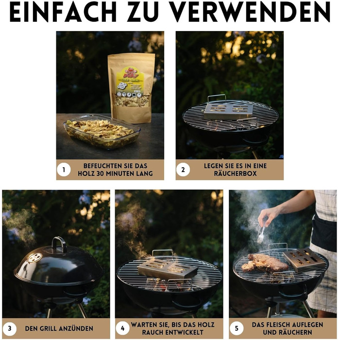 Набір тріска для копчення 6 шт 1 л BWAY