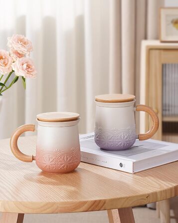 Чайная кружка с крышкой и ситечком, 420 мл Zens