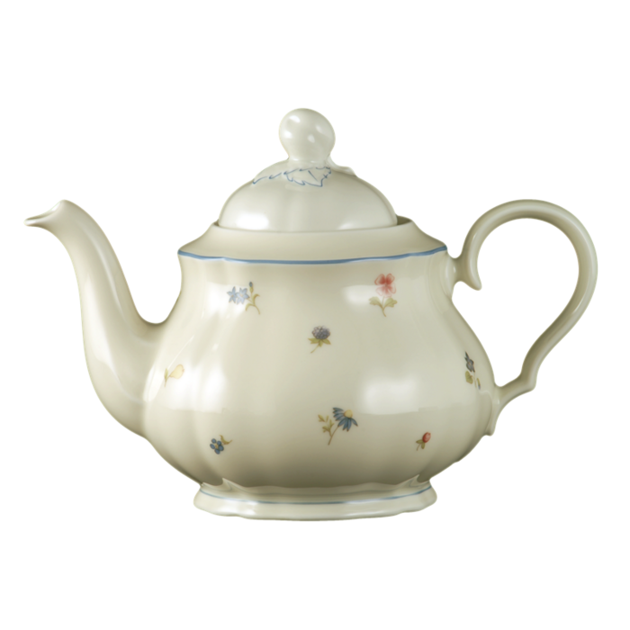 Чайник для заварювання на 6 персон 1.15 л Streublume blauer Rand Marie-Luise Seltmann