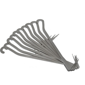Набір гачків для коптильні з нержавіючої сталі 10 шт 12 см Oxnfeia