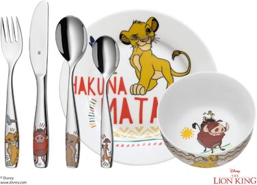 Набір дитячих столових приборів WMF Paw Patrol, столові прибори з нержавіючої сталі для дітей від 3 років, полірований кромарган, можна мити в посудомийній машині (6 предметів, комплект із набором посуду)