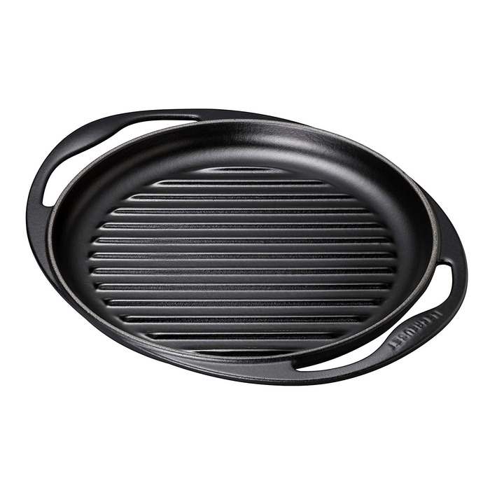 Сковорода гриль кругла 25 см, чорна Le Creuset