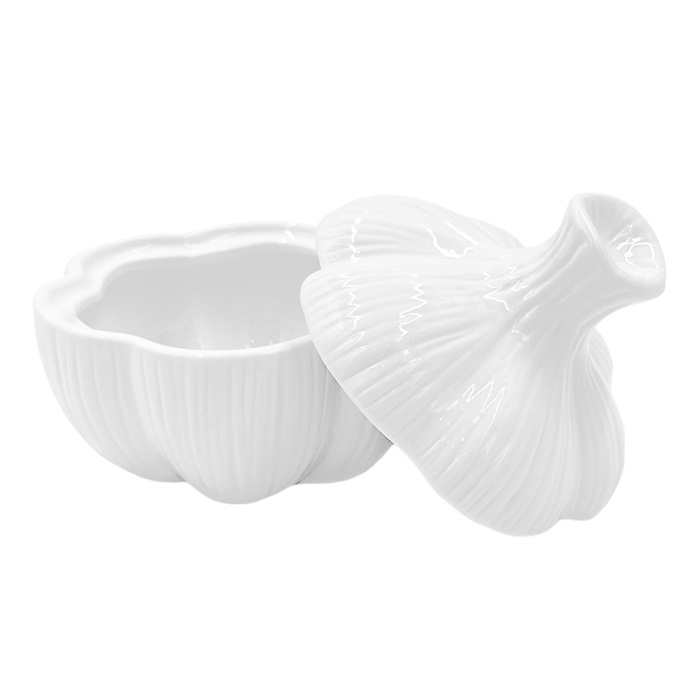 Банка для часнику La Porcellana Bianca FATTORIA, порцеляна, діам. 12 см, вис. 13 см