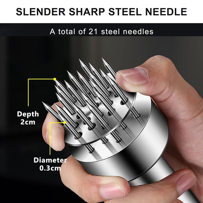 Молоток для мяса из нержавеющей стали 19,5 см LMYKH