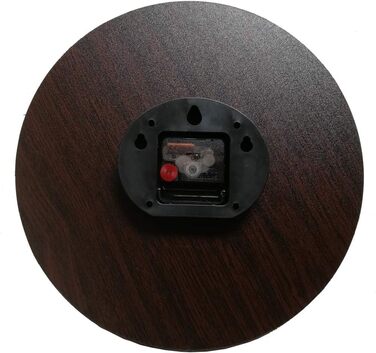 Настінний кухонний годинник YOAI, вінтажний, потертий, ШИК, античний, ностальгічний, сільський, кварцовий годинник з МДФ з безшумним механізмом, 12 дюймів/30 см Ø (дерево)