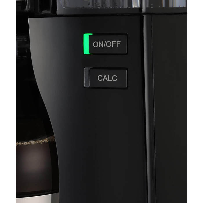 Крапельна кавоварка - зі скляним глечиком, чорна Melitta