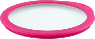 Набір мисок RSLE з 3 предметів великі та кришки RSLE для збереження свіжості (Ø 16, 20, 24 см), високоякісні, елегантні, виготовлені з нержавіючої сталі для приготування та зберігання їжі, можна мити в посудомийній машині (набір мисок з 2 предметів, Pink 