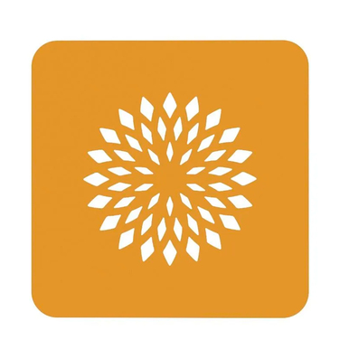 STENCIL FIORE DI LOTO Силіконовий килимок 'Квітка лотоса' Ø 100 мм h 1 мм (2 шт)