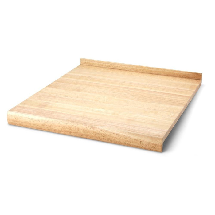 Обробна дошка для стільниці велика, каучукове дерево 57,5 ​​х 50 см Continenta