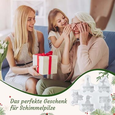 И силіконова форма ялинка ялинка форми для лиття силіконова гіпсова форма для лиття свічок форми для лиття різдвяні силіконові форми ялинка своїми руками (W), 3 шт.