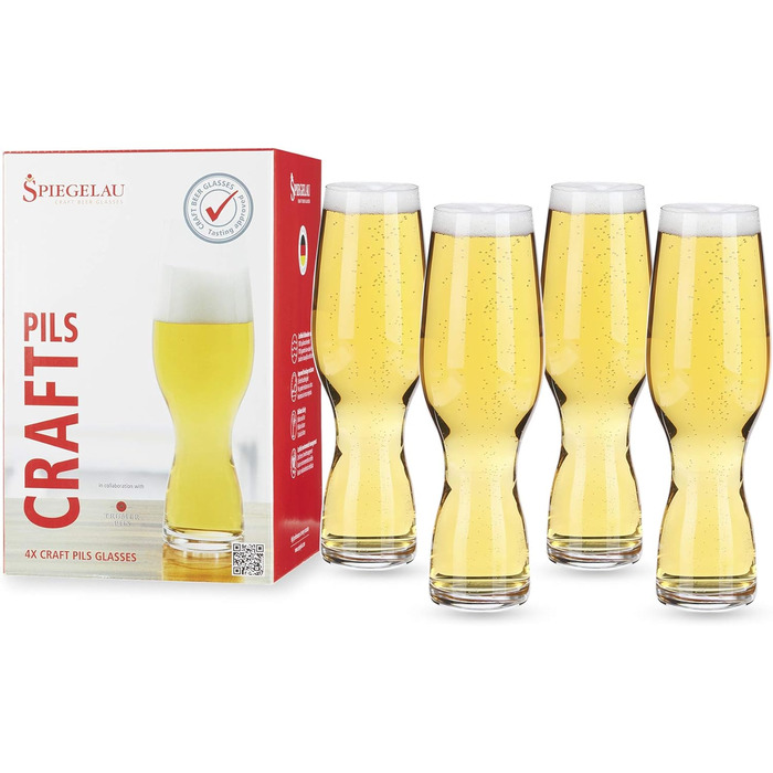 Набір келихів для крафтового пива 380 мл, 4 предмета Craft Beer Glasses Spiegelau