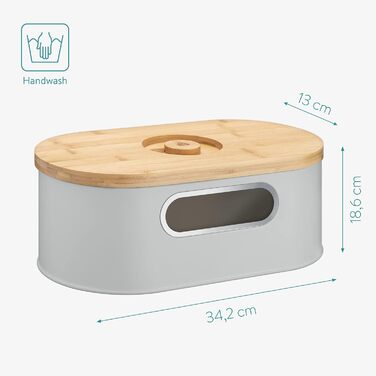 Хлібниця з дерев'яною кришкою, таупова Navaris