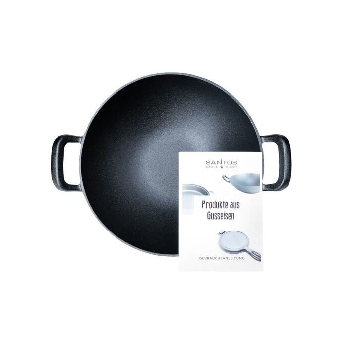 Чугунный вок 32 см Santos