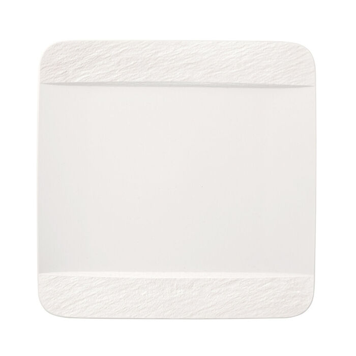 Тарілка 28 см White Manufacture Rock Blanc Villeroy & Boch
